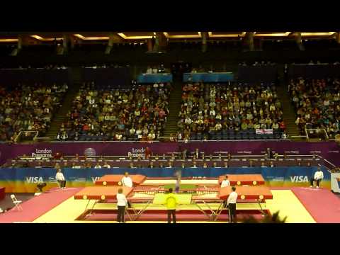 Ekaterina KHILKO Compulsory Trampoline Olympic Test Event
