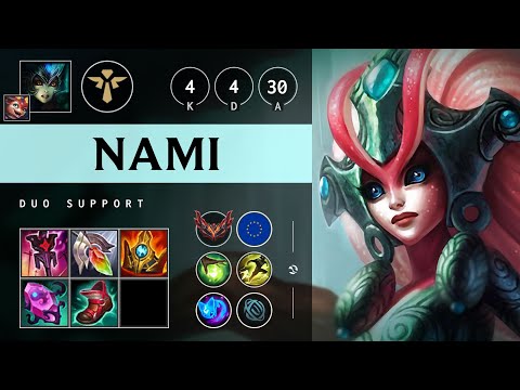 Nami Support vs Karma - EUW Grandmaster Patch 25.21