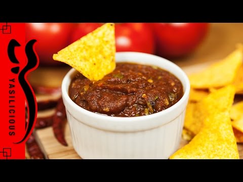 SALSA ROJA à la Yasilicious - schnelle, scharfe, rote Salsa z.B. für Nachos / Tortilla Chips, Tacos