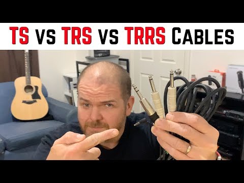 What's the difference between a TS, TRS and TRRS cable?
