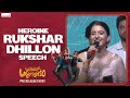 Heroine Rukshar Dhillon Cute Speech @ Ashoka Vanamlo Arjuna Kalyanam Pre Release Event