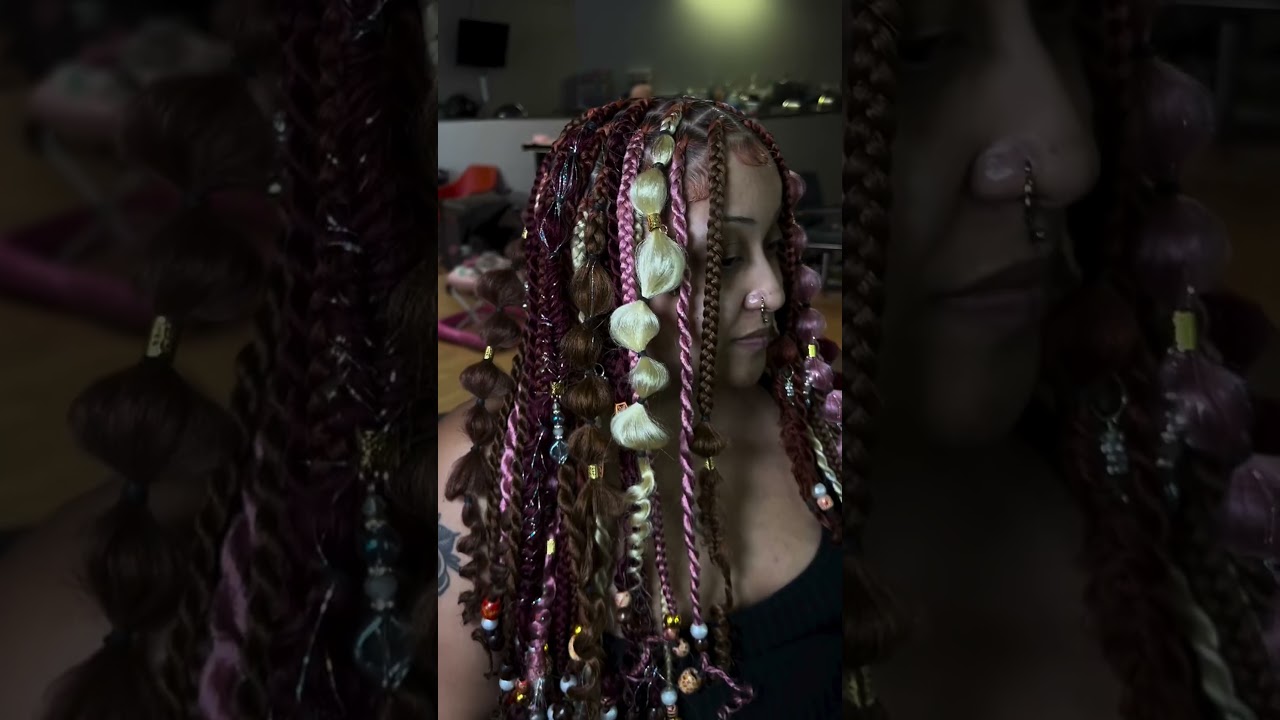 How To Do Knotless Medium Jade Braids Hairstyle?