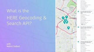 Introduction to HERE Geocoding and Search