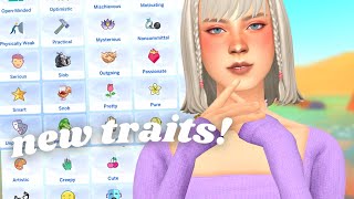 100+ NEW TRAITS for the sims 4! | Sims 4 Mod Review