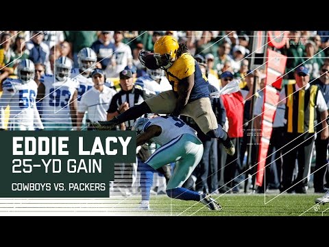 Eddie Lacy Hurdles a Cowboy for a Huge Gain! | Cowboys vs. Packers | NFL