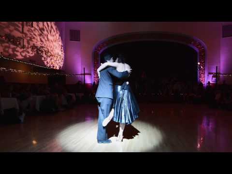  Rebekah Mitchell  and  Dominic Bridge  are  dancing  at  Portland tango festival  in  2016
