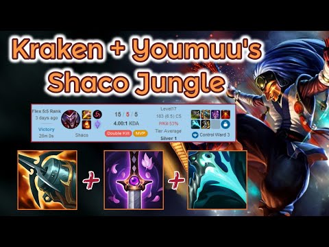 Kraken + Youmuu's Shaco Jungle Ranked - S12 [League of Legends] Full Gameplay - Infernal Shaco