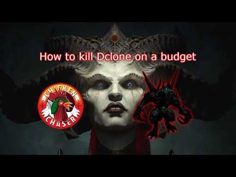 Killing Dclone with Blizz Sorc and Budget Gear on Plugy