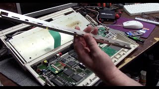 Amiga 1200 rear metal and different video hookups