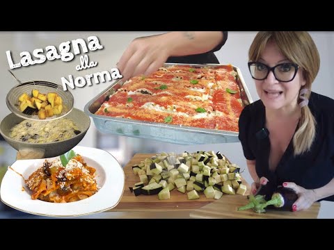 LASAGNA ALLA NORMA  🍆 pasta al forno con Melanzane 🍆 typical Italian pasta 🇮🇹