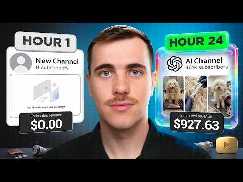 I BLEW UP a YouTube Channel in 24 Hours with AI
