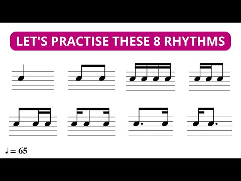 Let's Practise These 8 Common Rhythms 🎵