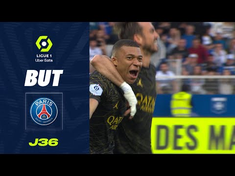 But Kylian MBAPPE (6' - PSG) AJ AUXERRE - PARIS SAINT-GERMAIN (1-2) 22/23