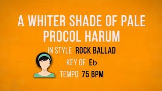 Download lagu A Whiter Shade Of Pale - Karaoke Female Backing Track mp3 Download lagu A Whiter Shade Of Pale - Karaoke Female Backing Track mp3