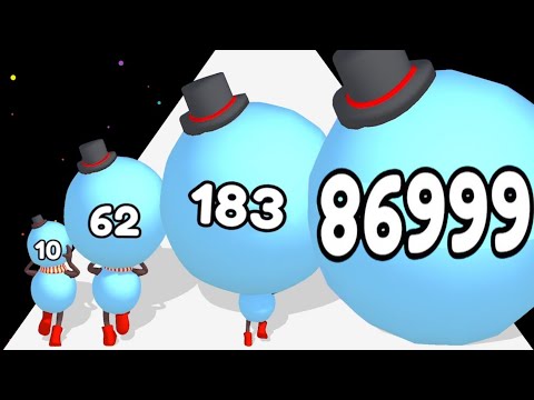 Big Head Run-Count Master Max Level Gameplay #asmrgameplay #satisfyingasmr