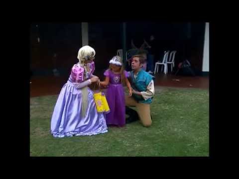 Show Infantil A-1 de Rapunzel y Flynn Rider (Enredados) con Estrellas Mágicas!!!