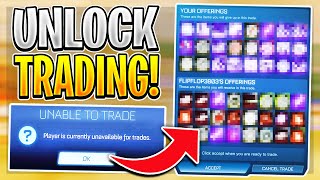 How To Unlock Trading In Rocket League!