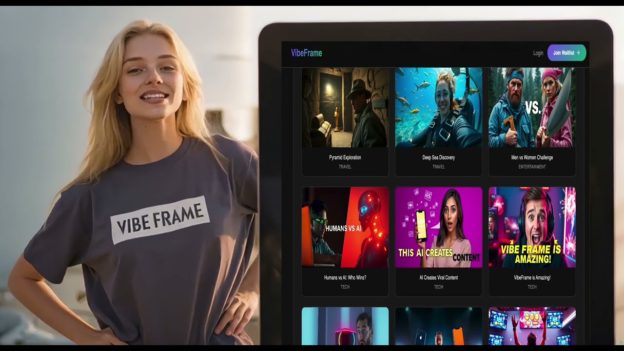 VibeFrame video preview
