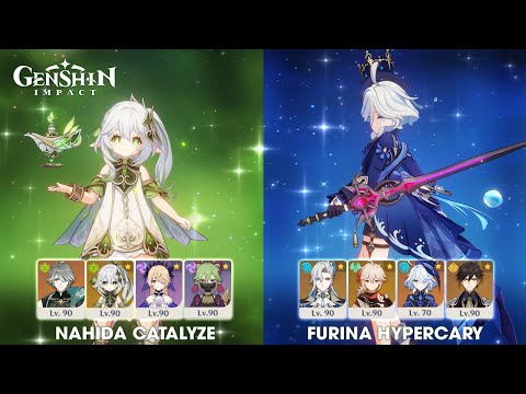 Nahida Catalyze and Furina Hypercary | Genshin Impact | New Spirall Abyss 4.3