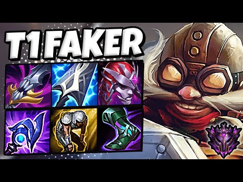T1 Faker Corki vs Akali [ MID ] Patch 12.1 Ranked Master Korea ✅