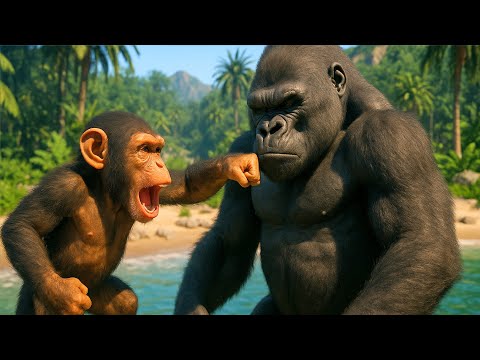 Ragdolls Monkey, Bunny, Simba & Nala Funny Moments! Jumps / Fails / Crashes in 4K | GTA 5 New Mod 🐰🦁