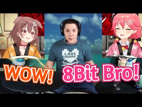 MiKorone Receives a Video Message From The8BitDrummer [Hololive]