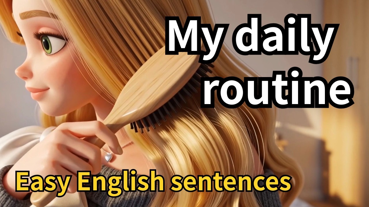 Shadowing-oefening: My Daily Routine ☀️ | Easy English Sentences for ...