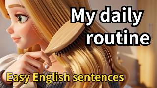 My Daily Routine ☀️ | Easy English Sentences for Beginners (A1-A2)