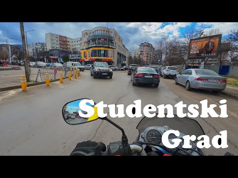 Short Ride Through Studentski Grad: Sofia's 'Student' Hub (January 10, 2025)