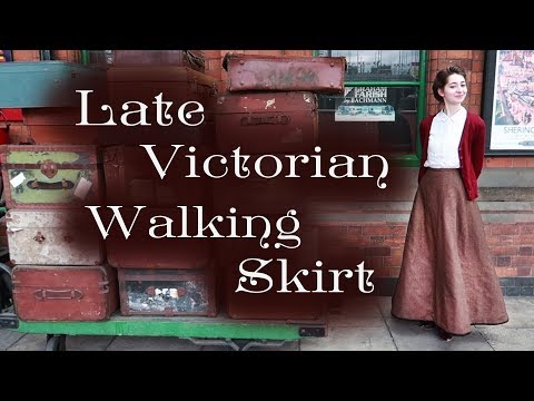 Making an 1895 Walking Skirt (Using an 1895 Drafting Method)