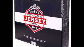 preview picture of video '2013 LEAF AUTHENTICATED JERSEY HOBBY BOX 10-22-2013'