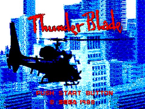 thunder blade master system review