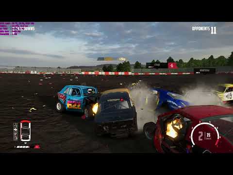 Wreckfest Walkthrough Part 5 - "Regional Juniors: Mud Mayhem"