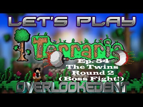 BamVille! Ep.54 "The Twins" Round 2 (Boss Fight!) - Terraria Xbox 360 - [Let's Play!]
