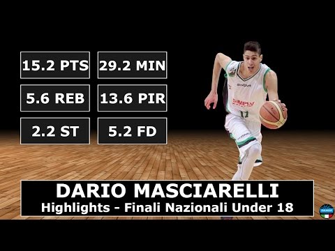 Dario Masciarelli - Highlights - Finali Nazionali U18 Eccellenza 2016