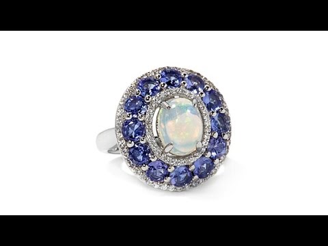 LopezOpal/Tanzanite/ZirconRing