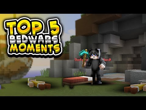Top 5 Bedwars Moments in Minecraft (Surprise At The End!)
