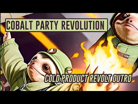 Cobalt Party Revolution - Cold Product Revolt outro clip, AI Art