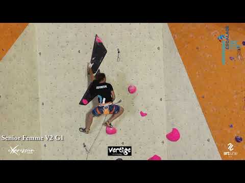 [Championnat de France de difficulté Arnas 2018] Démonstration vidéo Femme Groupe 1
