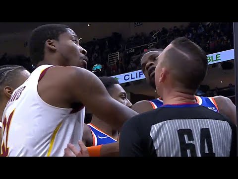 Nerlens Noel & Ed Davis Exchange Words 👀 HEATED MOMENT