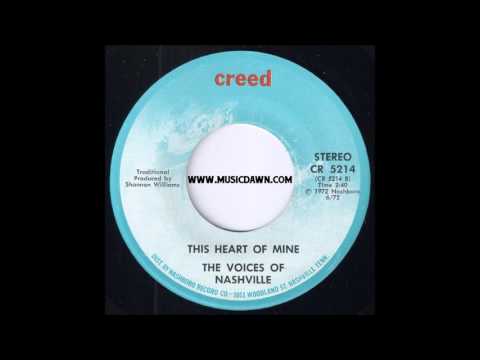 The Voices Of Nashville - This Heart Of Mine [Creed] 1972 Gospel Funk 45