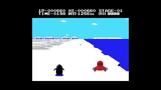 MSX Game: Antarctic Adventure (1984 Konami)