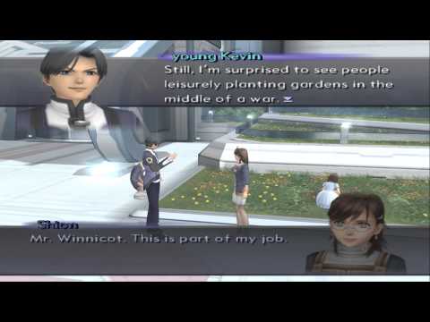 Xenosaga III HD Cutscene 140 - Two Shions (Outside Labyrinthos) - JAPANESE - REGULAR MODE