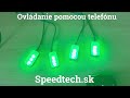 LED interiérové ​​osvětlení 12V - RGB / 4x LED modul / Bluetooth / ovládání telefonem - Video Youtube
