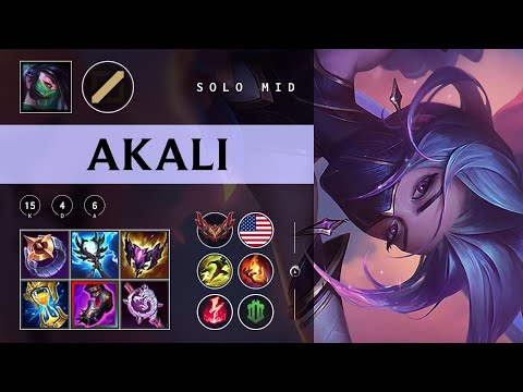 Akali Mid vs Lissandra - NA Grandmaster Patch 25.24
