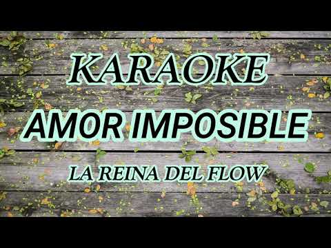 amor imposible - erik / KARAOKE / La Reina Del flow