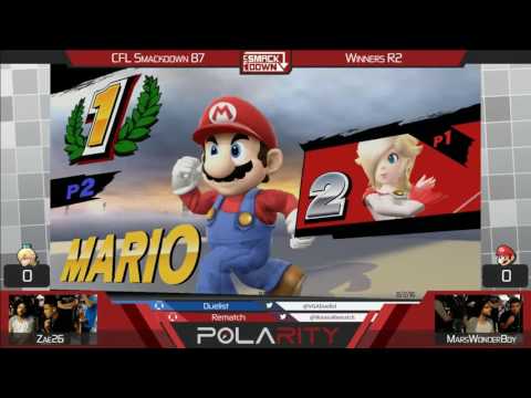CFL Smackdown 88 WiiU - Zae26 (Rosalina, Kirby) vs MarsWonderBoy (Mario) - Winners R2