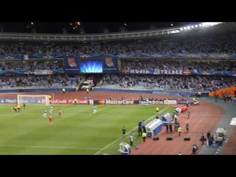 GOL CARLOS VELA, REAL SOCIEDAD 2-0 OLYMPIQUE LYON