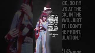 Bill Wyman: Not All Musicians Need the Spotlight | #billwyman #bassist #bassguitar