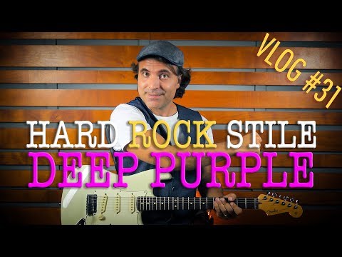 Hard Rock stile Deep Purple - dal Vol. 2 Corso di Chitarra Rock - VLOG #31 Professione Chitarrista